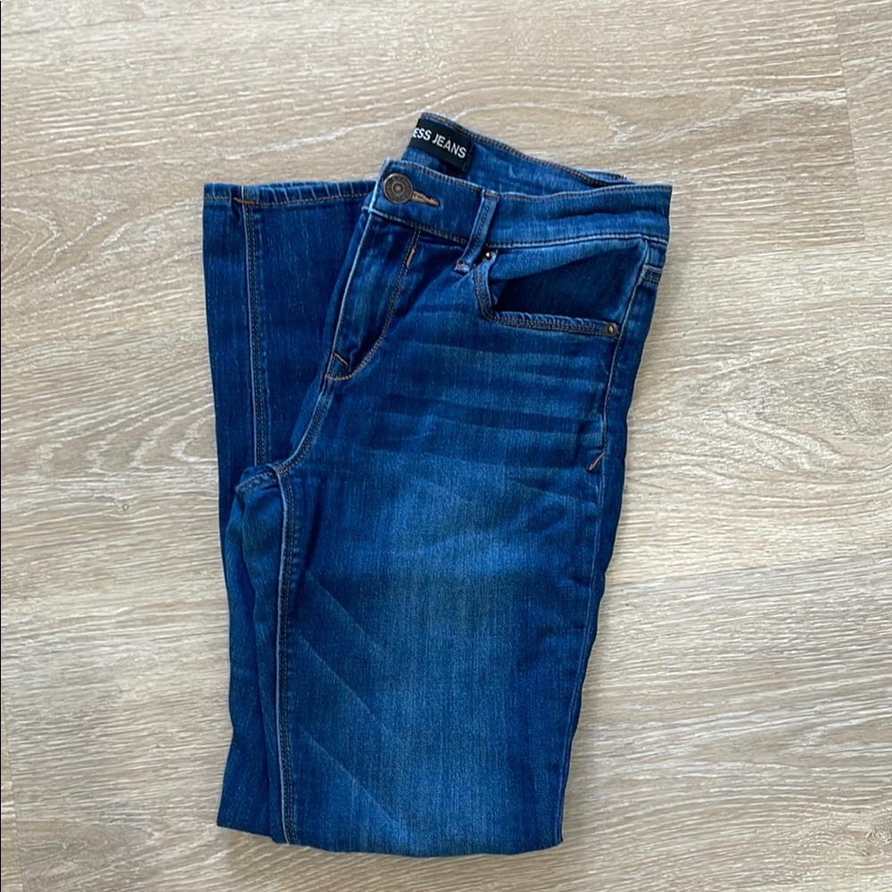 Express Blue Jeggings with Classic Wash
